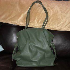 Army green shoulder bag